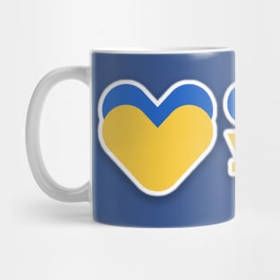 SLAVA UKRAINI (without English translation, GLORY TO UKRAINE) Mug